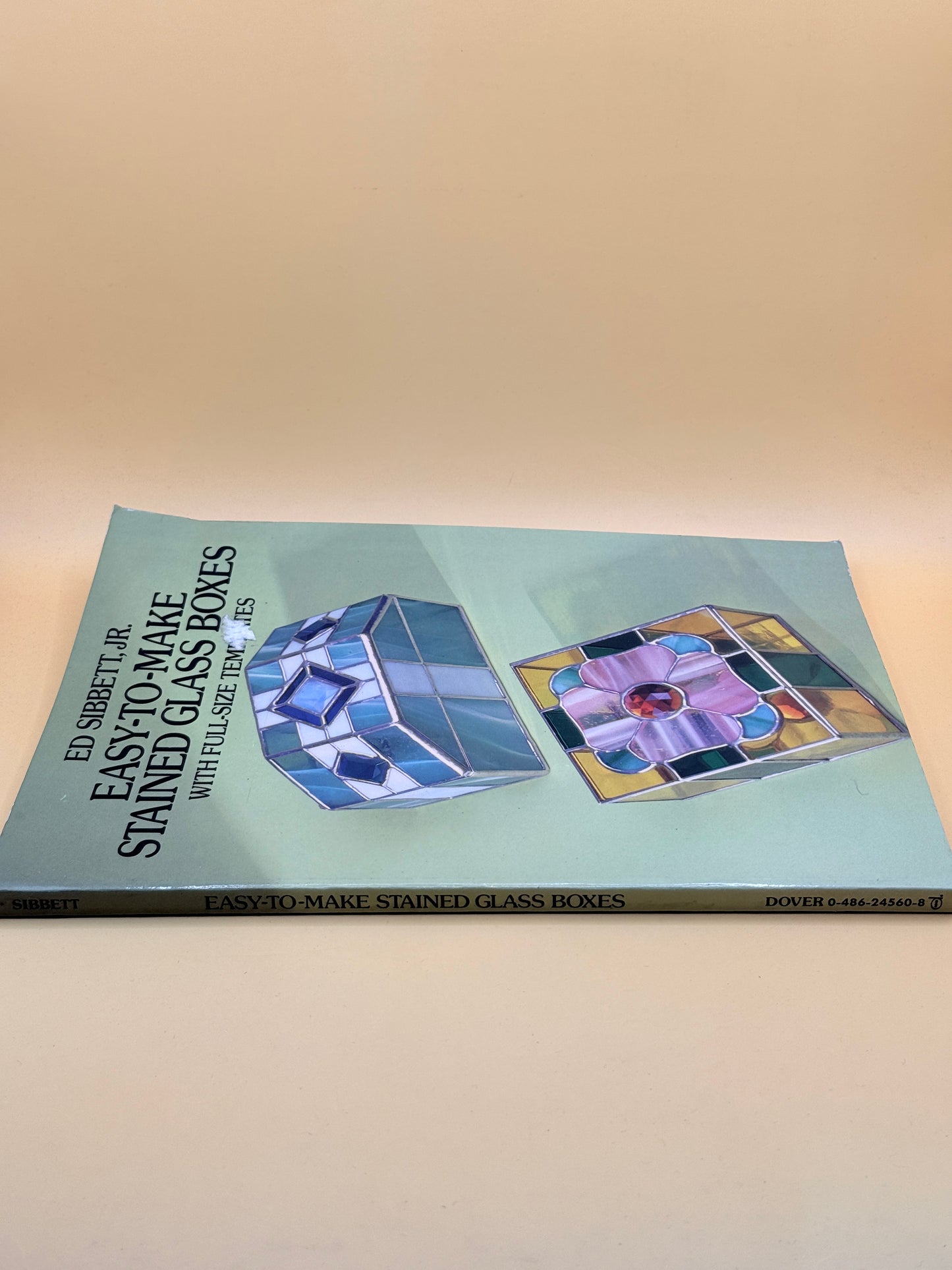 Easy-to-Make Stained Glass Boxes with Full-Size Templates by Ed Sibbett Jr.
