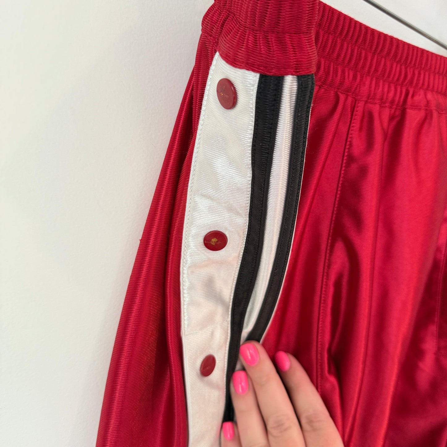 Adidas Size S Adibreak Red Snap Shorts