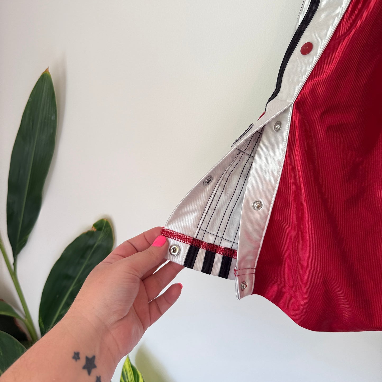 Adidas Size S Adibreak Red Snap Shorts