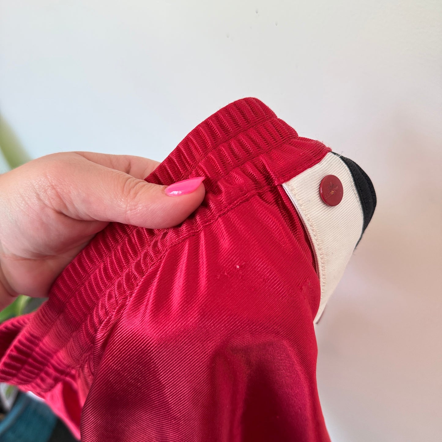 Adidas Size S Adibreak Red Snap Shorts