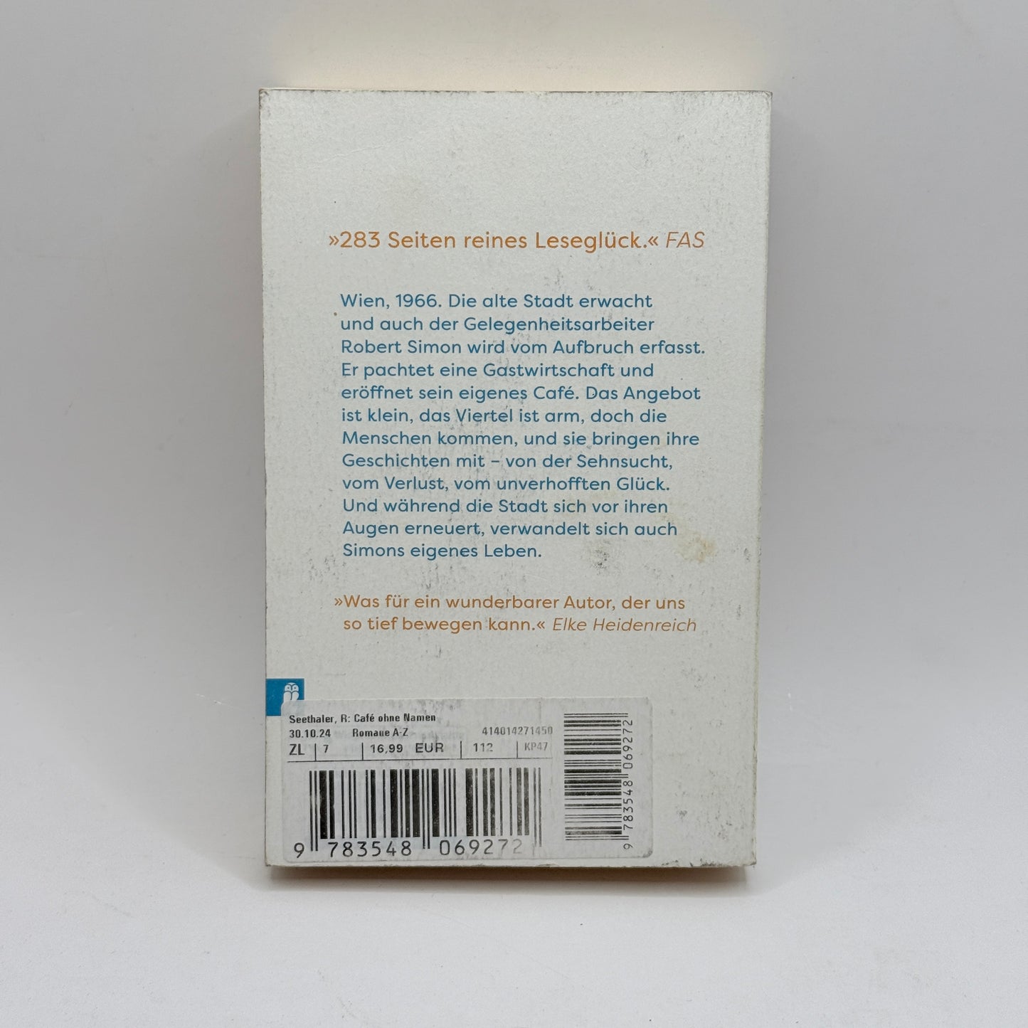 Das Cafe ohne Namen by Robert Seethaler (German Edition)
