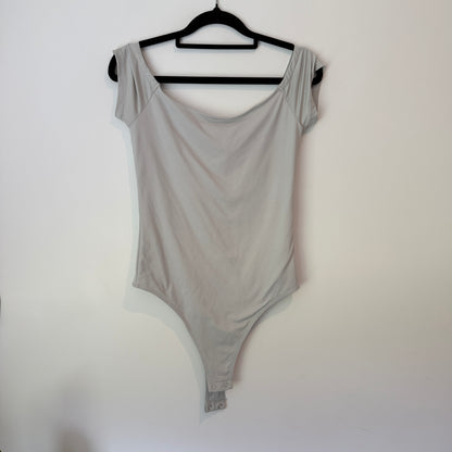 Glassons Light Grey Off-Shoulder Bodysuit - Size M