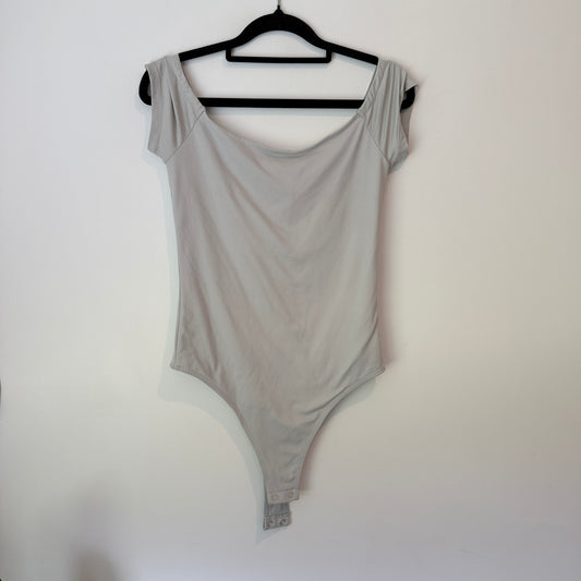 Glassons Light Grey Off-Shoulder Bodysuit - Size M