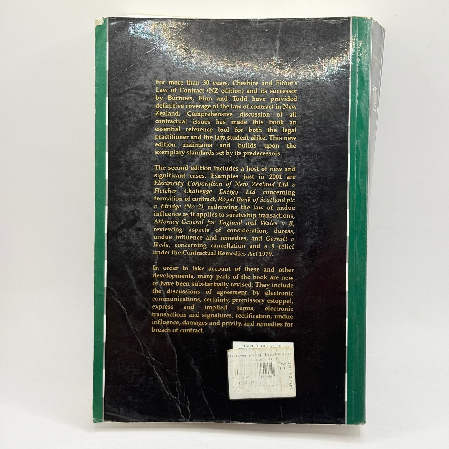 Law of Contract in New Zealand (Second Edition)