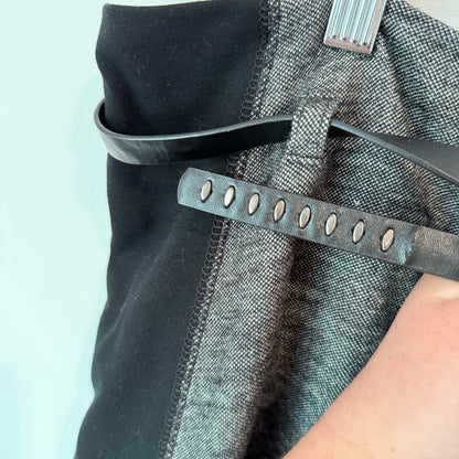 Gerry Weber Black & Gray Tweed Pencil Skirt with Belt - 86cm Waist