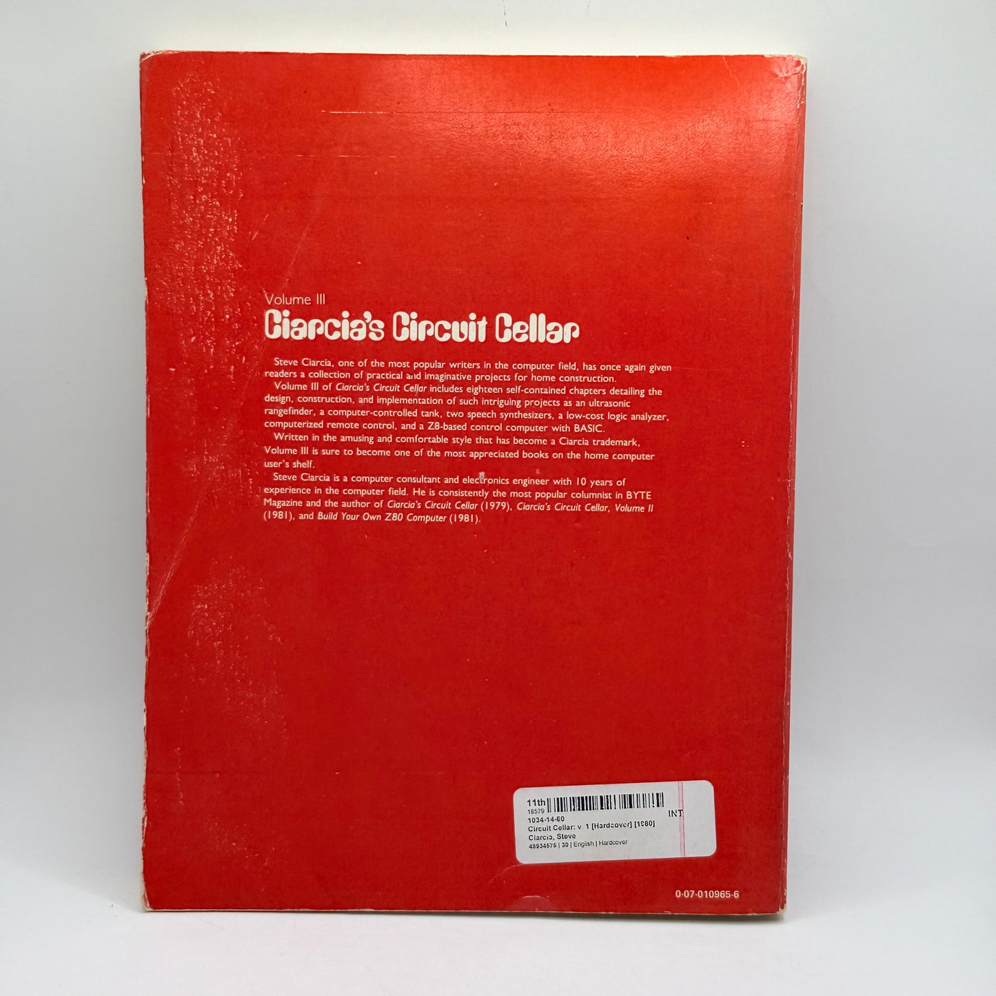 Ciancia’s Circuit Cellar – Volume III by Steve Ciarcia