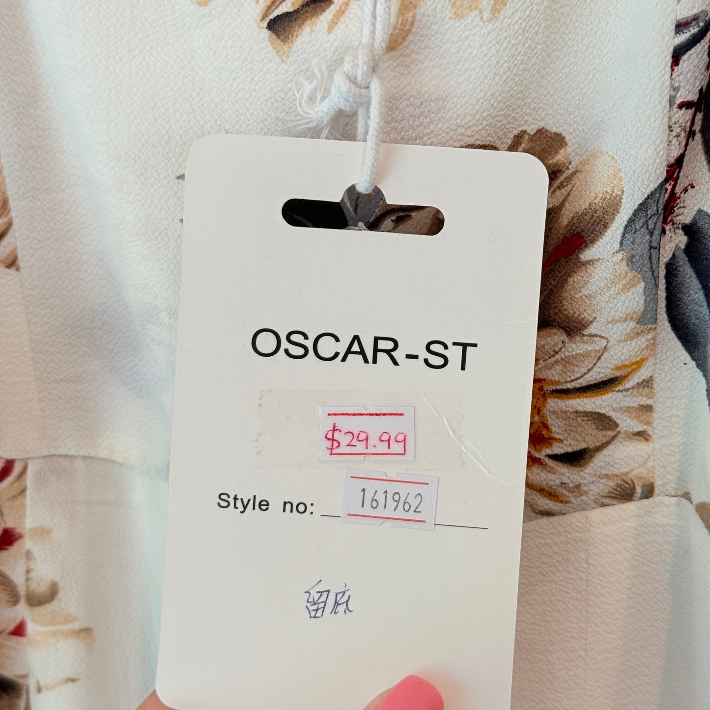 OSCAR-ST Floral Midi Dress Size S