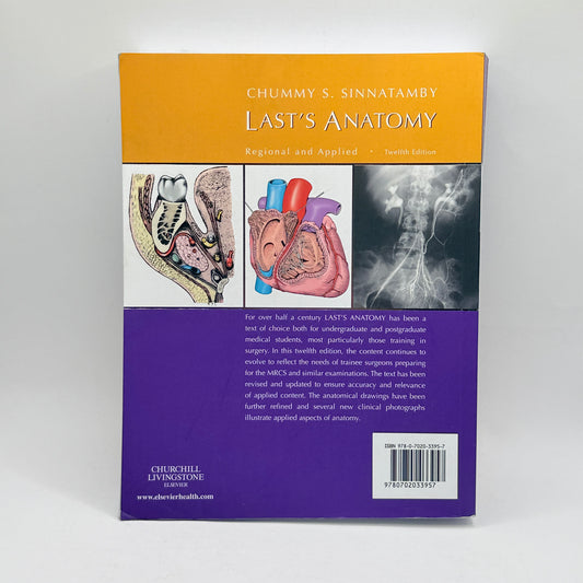 Last’s Anatomy by Chummy S. Sinnatamby