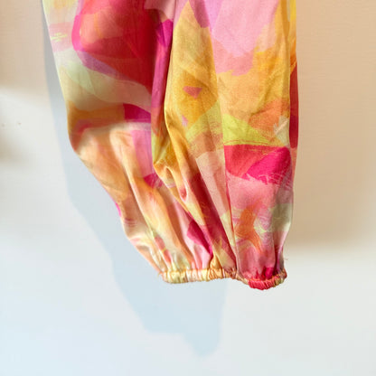 SHEIN Floral Print Wrap Top – Stylish & Flattering Fit, Size S