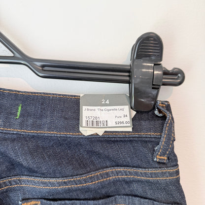 J Brand The Cigarette Leg Jeans Dark Wash Size 24