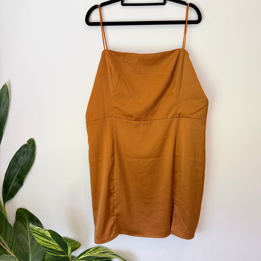 Showpo My Love Is Yours Dress Copper Size 20