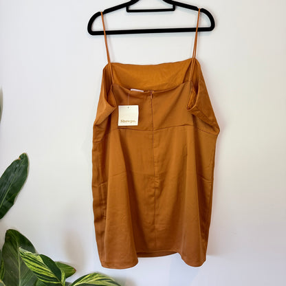 Showpo My Love Is Yours Dress Copper Size 20