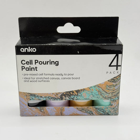 Anko Cell Pouring Paint 4-Pack