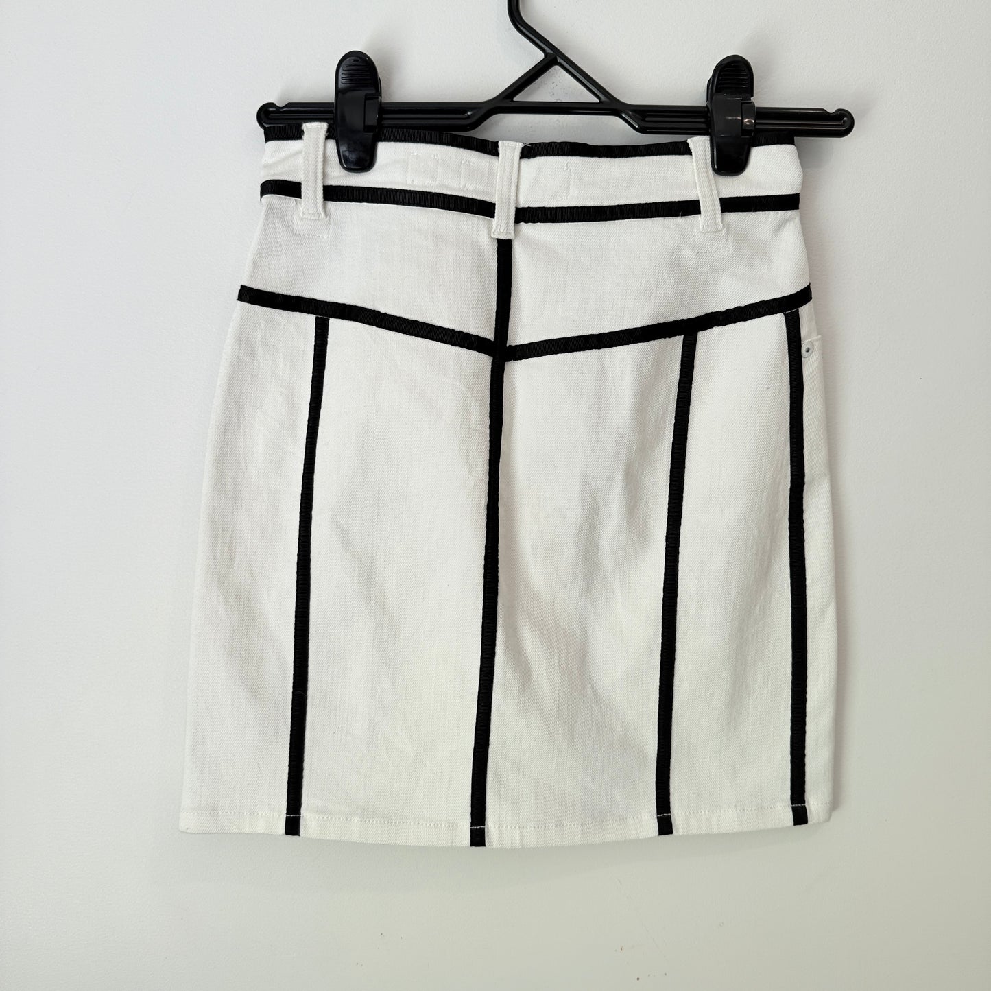 Sass & Bide The Circus Ball Mini Skirt White/Black Size 36