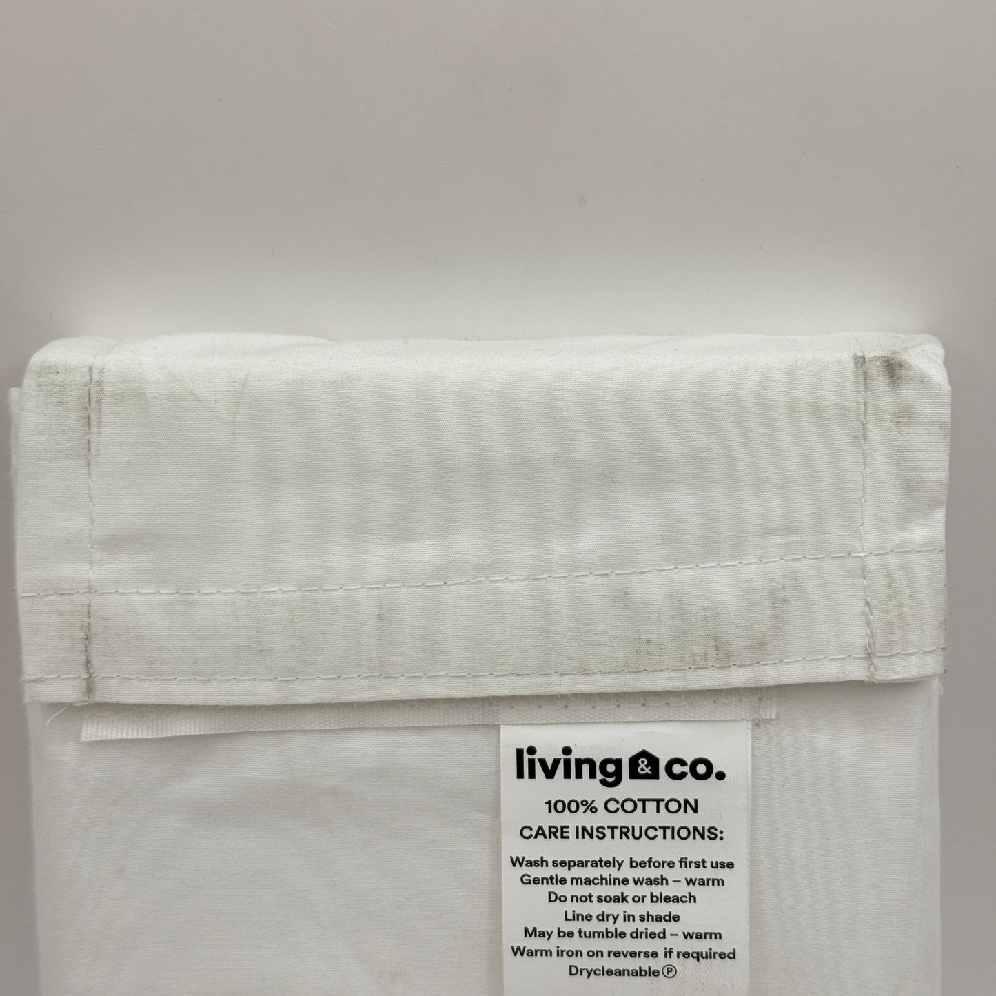 Living & Co. – 400 Thread Count Cotton Pillowcase Standard