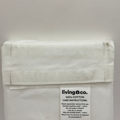 Living & Co. – 400 Thread Count Cotton Pillowcase Standard