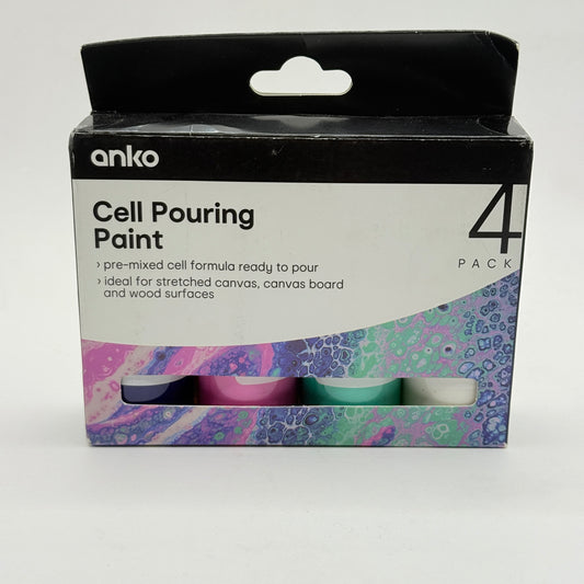 Anko Cell Pouring Paint 4 Pack