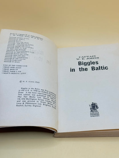 Biggles in the Baltic by Captain W. E. Johns (1963)
