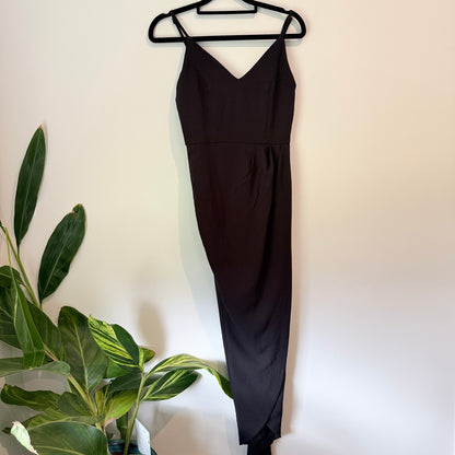 Showpo Lucky Day Maxi Dress Black Size 4