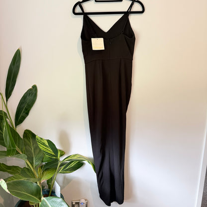 Showpo Lucky Day Maxi Dress Black Size 4