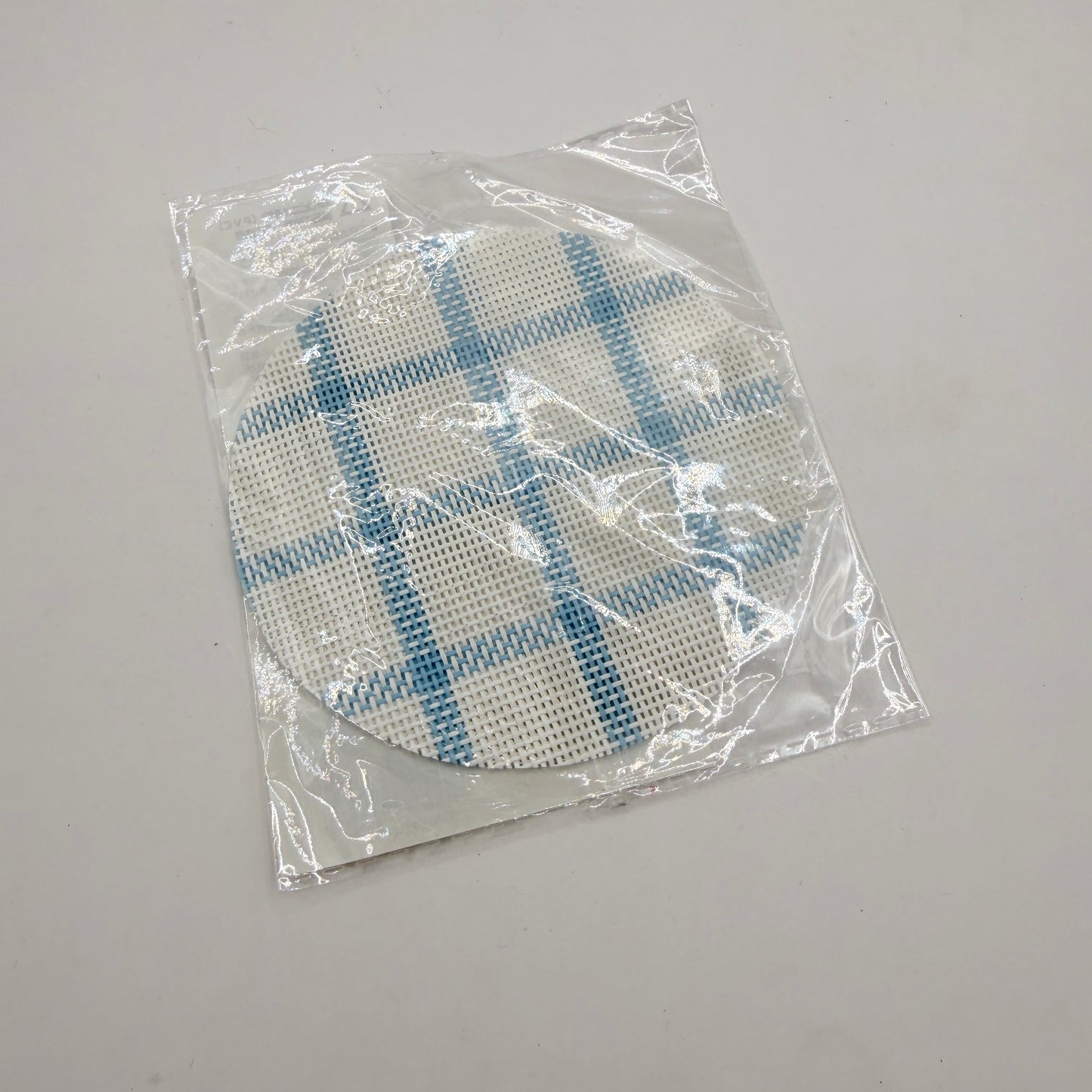 Francfranc Check Coaster Blue 2 Pack