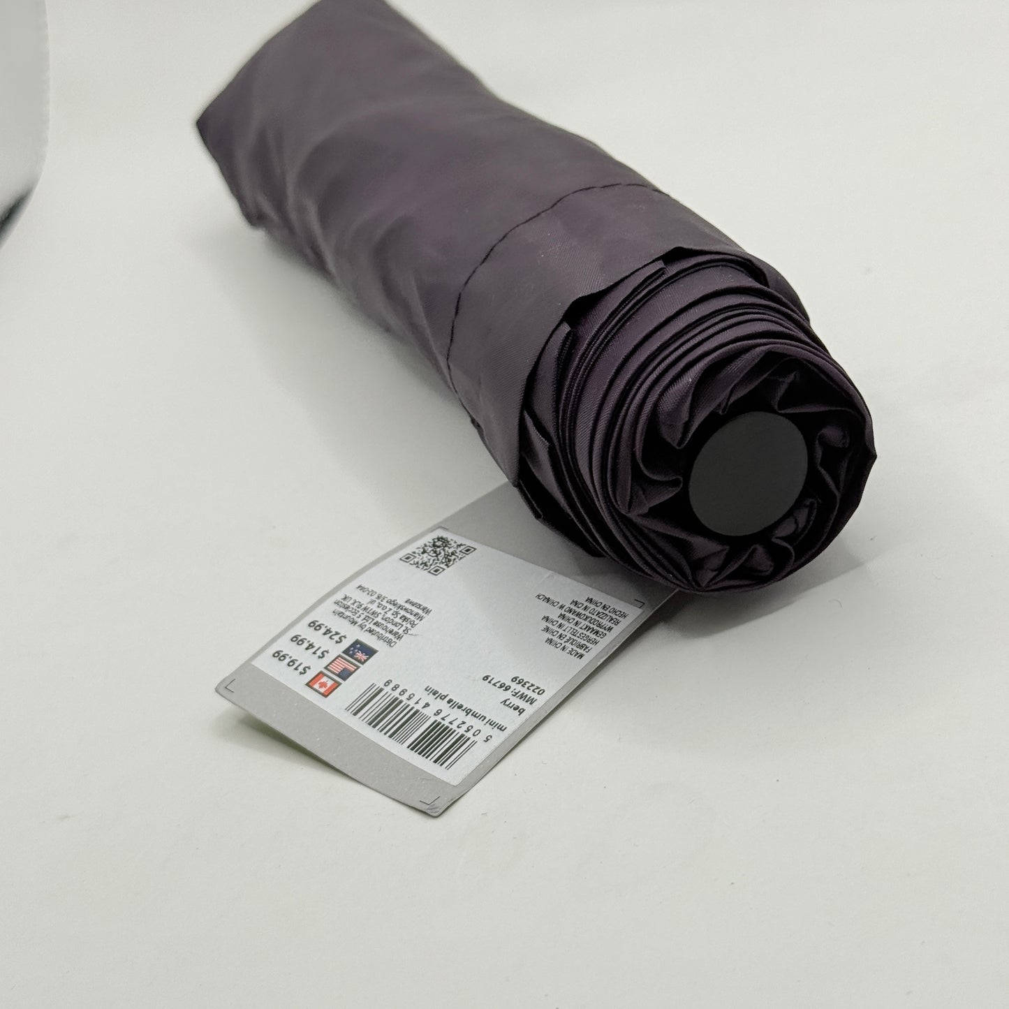 Mini Umbrella Plain Berry by Mountain Warehouse