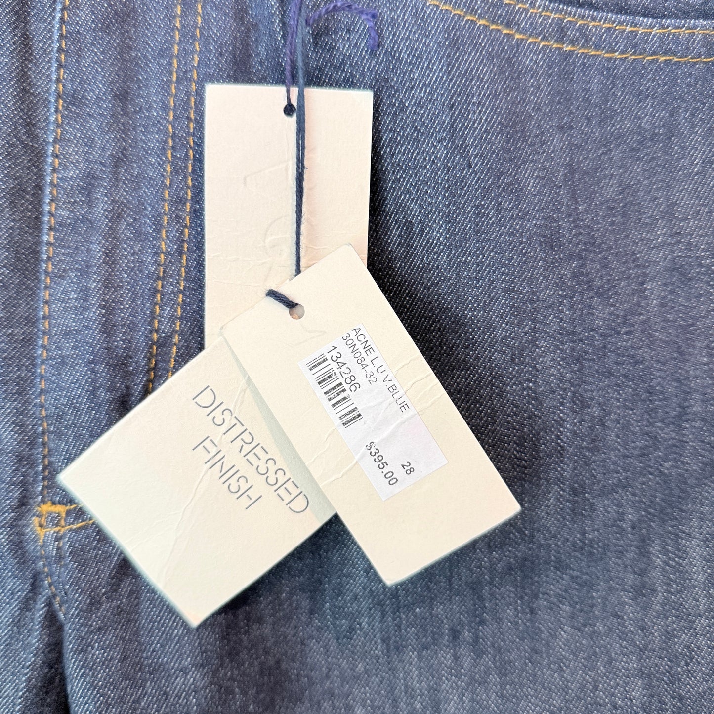 Acne Jeans Luv Blue Denim Size 28/34
