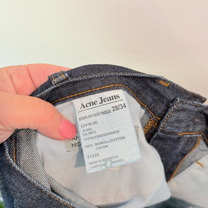 Acne Jeans Luv Blue Denim Size 28/34