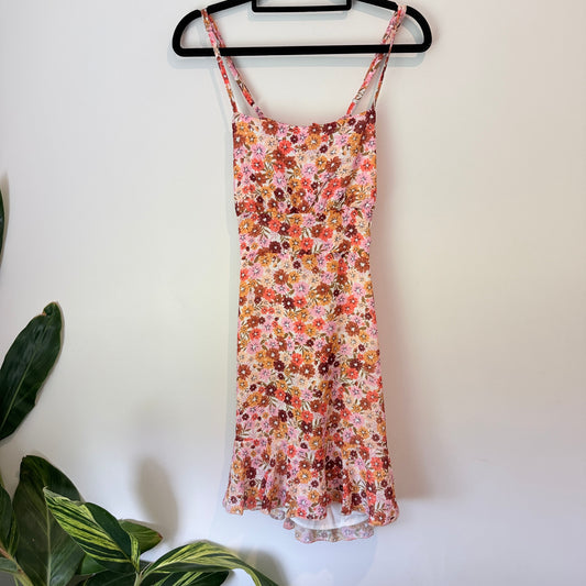 Showpo Falling in Love Dress Sahara Ditsy Floral Size 8