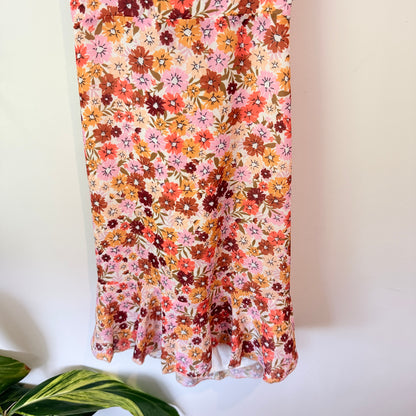 Showpo Falling in Love Dress Sahara Ditsy Floral Size 8
