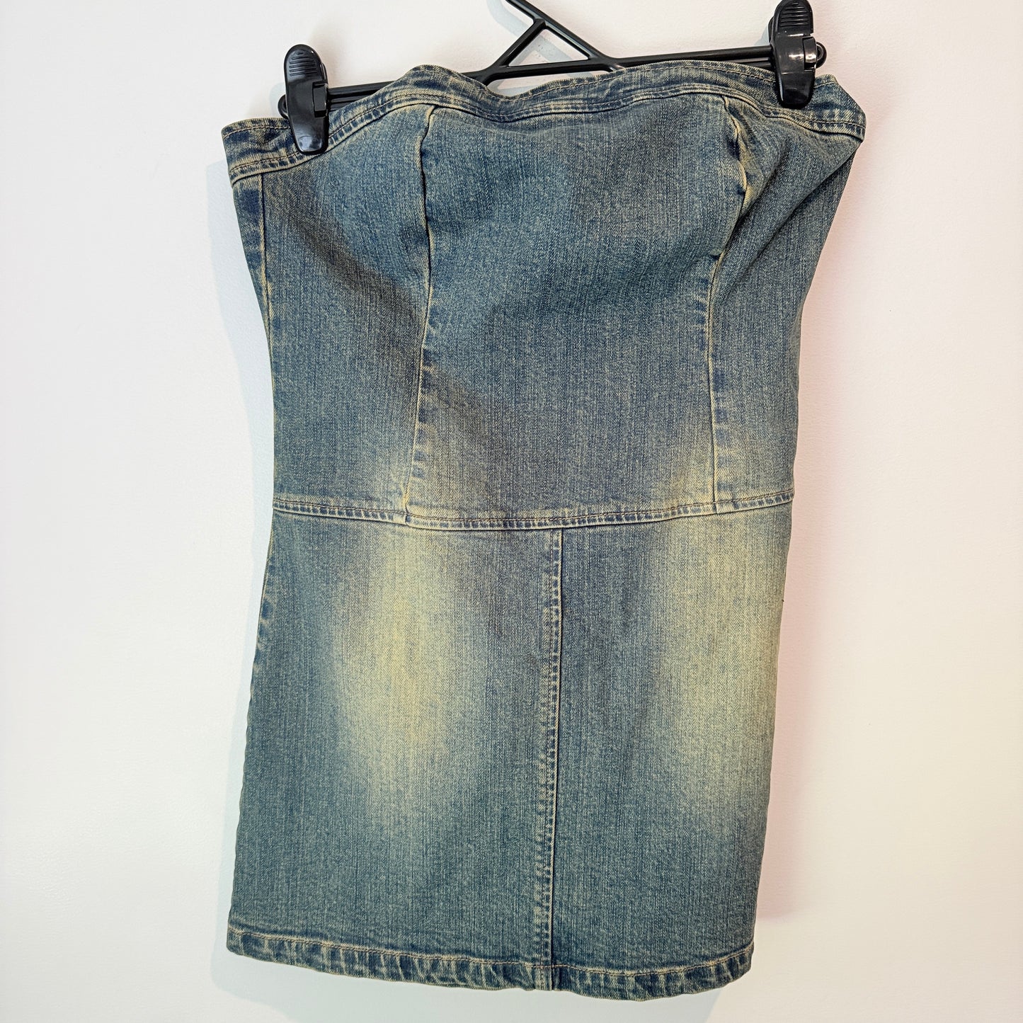 Glassons Strapless Denim Mini Dress Size 10