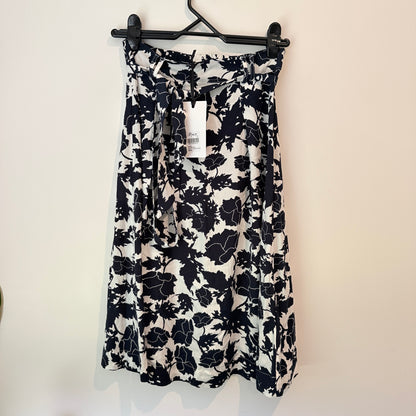 Max Tie Waist Skirt Shadow Floral Size 8