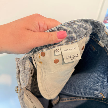 GRLFRND The Karolina High-Rise Skinny Jean - Leopard Print - Size 25