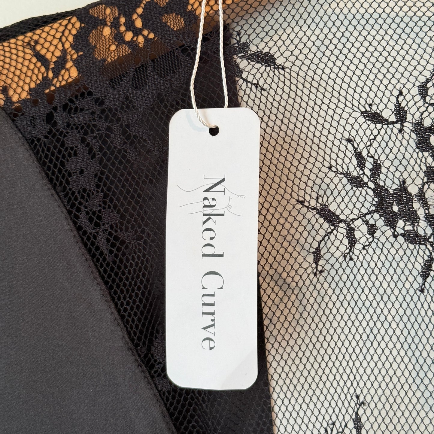 Naked Curve Black Lace Kimono Robe – M/L