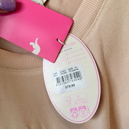 Peter Alexander PA Logo Long Sleeve Top – Caramel 3+ (24-26)