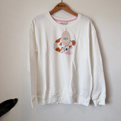 Peter Alexander Dog Sweat Top – Cream Size M