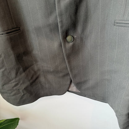 Ash Hot For Men Suit Jacket – Grey Pinstripe 46