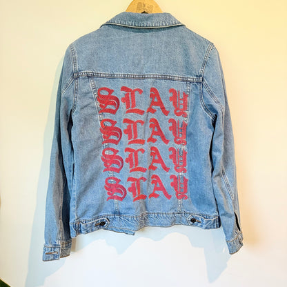 Supre SLAY Denim Light Blue Denim Jacket – S/M