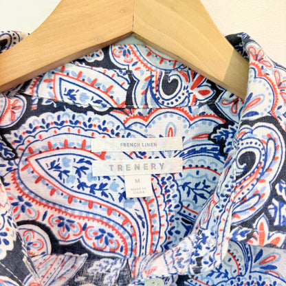 Trenery Paisley French Linen – Size M