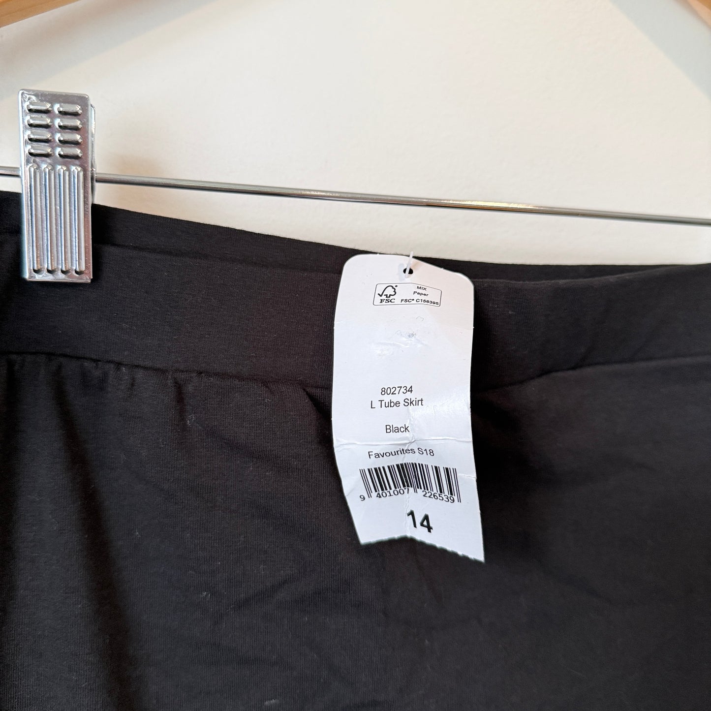 Spirit Black Tube Skirt – Size 14