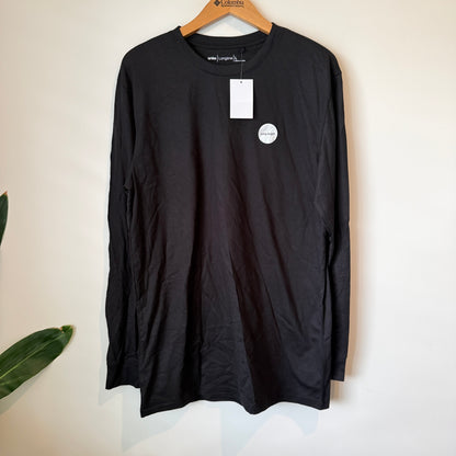 Anko Longline Black Long Sleeve Tee – Size L