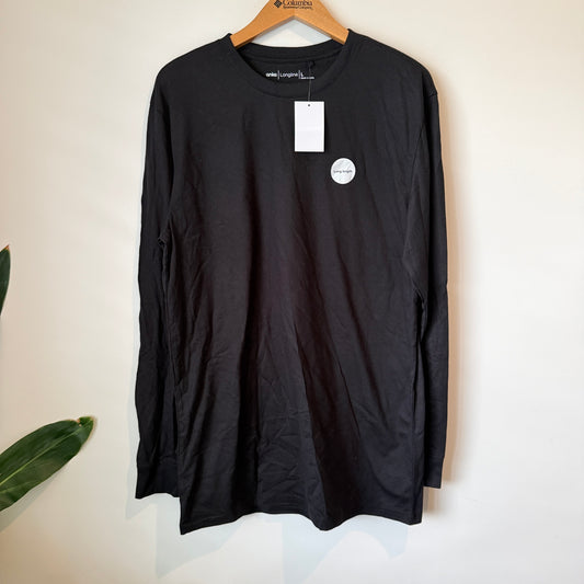 Anko Longline Black Long Sleeve Tee – Size L