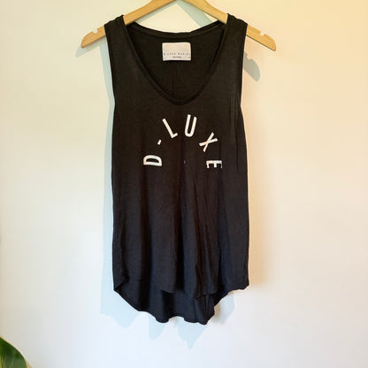 D.Luxe by Decjuba Black Sleeveless Top – Sporty Style, Size M