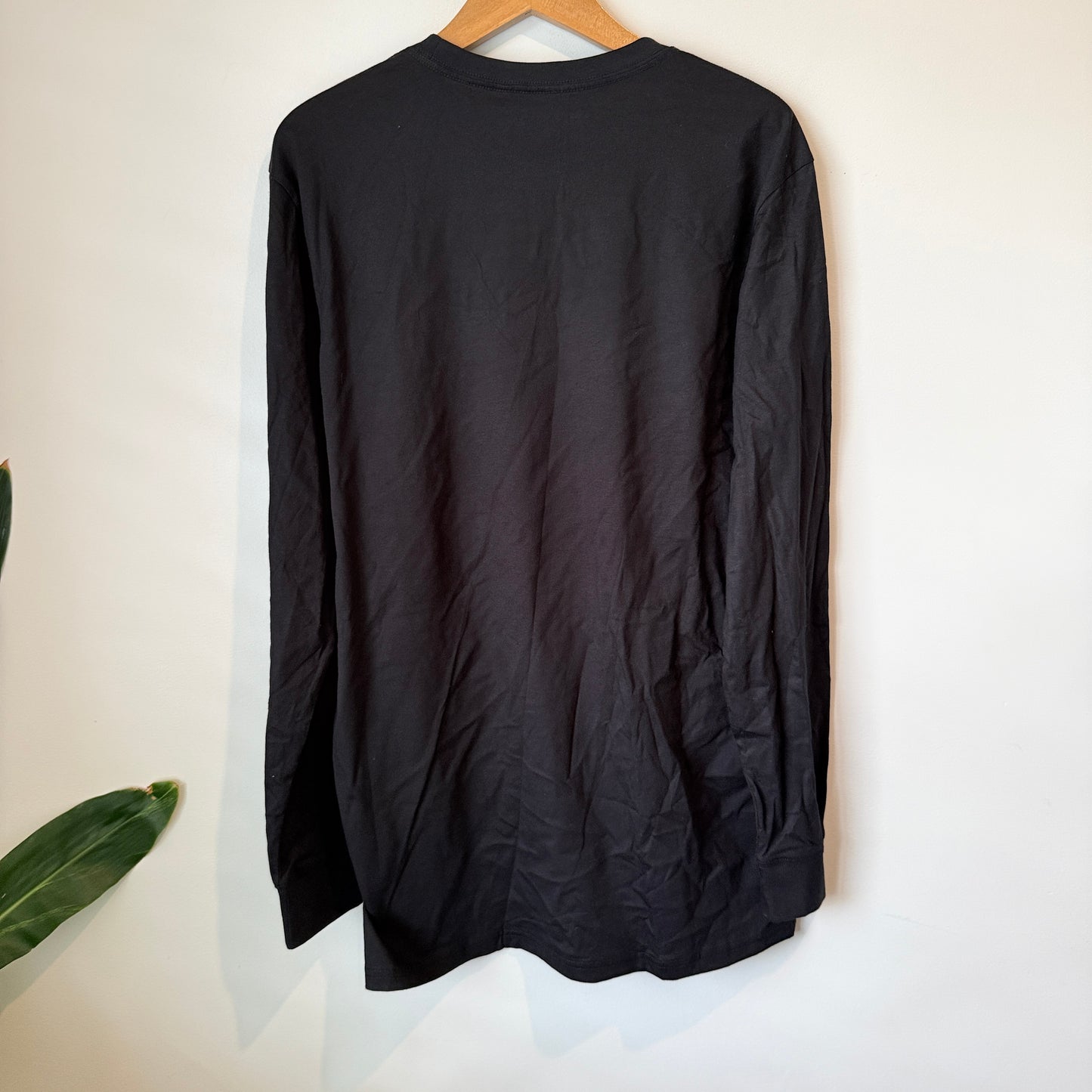 Anko Longline Black Long Sleeve Tee – Size L