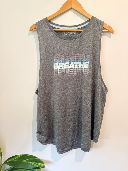 Active Size 2XL Activewear Graphic Tank Top