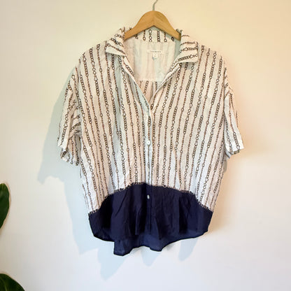 Trenery Women’s Chain Print Modal Shirt – Size L