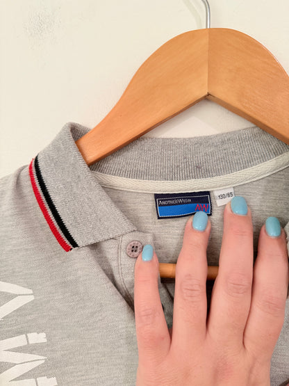Another Wish Size U/Arm to U/Arm 40cm Long-Sleeve Polo Shirt