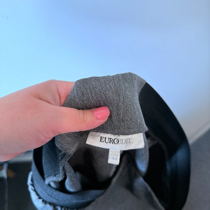 Euro Edit Elasticated Waist Trousers Grey - 44