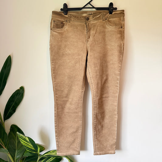 Heine Pants - Tan/Brown - Size 44