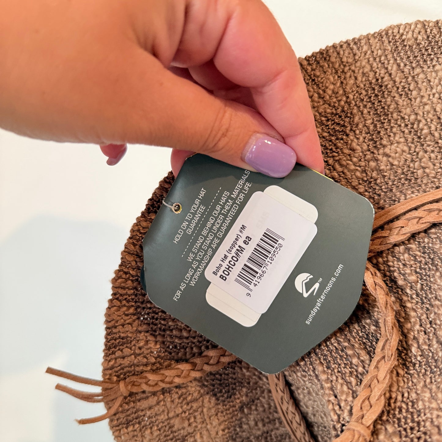 Sunday Afternoons Boho Hat – UPF 50+ (Size M)